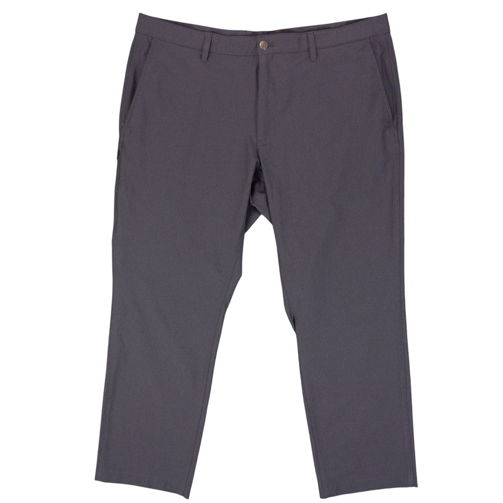 Bluffworks Envoy Lightweight Travel Pant Mens 40x30 Gray Polyester Stretch Logo